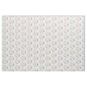 Rainbow Birds Blume Herz Liebe Stoff (Yard (91,4 cm))