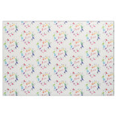 Rainbow Birds Blume Herz Liebe Stoff (Fat Quarter (45,7 x 55,9 cm))