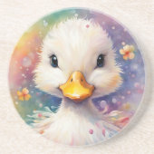 Rainbow Birds Duck 3 Getränkeuntersetzer (Vorne)