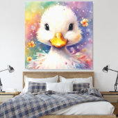Rainbow Birds Duck 3 Leinwanddruck (Insitu (Schlafzimmer))