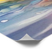 Rainbow Birds Duck 4 Poster (Ecke)