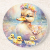 Rainbow Birds Duck 5 Getränkeuntersetzer (Vorne)