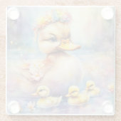 Rainbow Birds Duck 5 Glasuntersetzer (Rückseite)