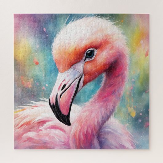 Rainbow Birds Flamingo 2 Puzzle (Vertikal)