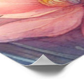 Rainbow Birds Peacock 1 Poster (Ecke)