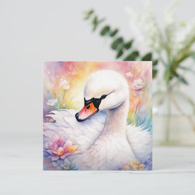 Rainbow Birds Swan 3 (Stehend Vorderseite)