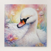 Rainbow Birds Swan 3 Puzzle (Vertikal)
