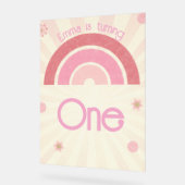 Rainbow Birthday Acrylschild (Winkel)