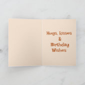 Rainbow Birthday Age Karte (Innenseite)