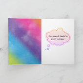 Rainbow Birthday Balloons von der Gruppe Karte (Innenseite)