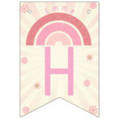 Rainbow Birthday Bunting Banner (Zweite Fahne)