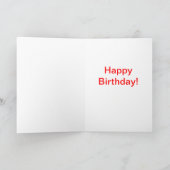 Rainbow Birthday Card für 10-Jährige Karte (Innenseite)