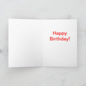 Rainbow Birthday Card für 4 Jahre Karte (Innenseite)