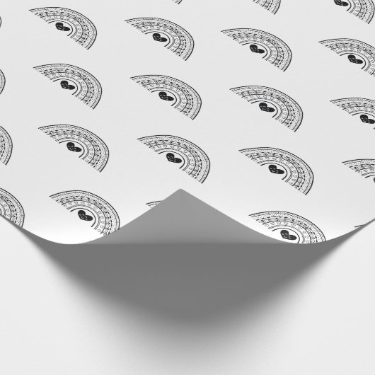 Rainbow Birthday Geschenkpapier (Ecke)