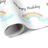 Rainbow Birthday Geschenkpapier (Rolleneckpunkt)