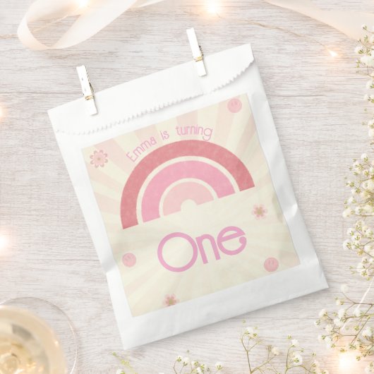 Rainbow Birthday Geschenktütchen (Ausgeschnitten)