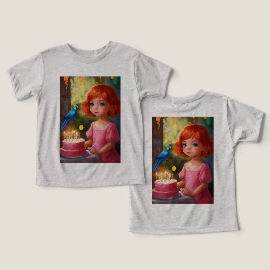 Rainbow Birthday Joy (Design Vorderseite & Rückseite)