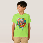Rainbow Birthday Lollipop T-Shirt (Vorne ganz)