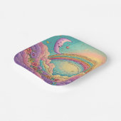 rainbow Birthday or Shower  Pappteller (Gewinkelt)