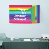 Rainbow Birthday Party Banner (Messeveranstaltung)