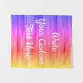 Rainbow Birthday Party Foto Booth Background Prop Wandteppich (Vorderseite (Horizontal))