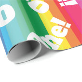 Rainbow Birthday Party Geschenkpapier (Rolleneckpunkt)