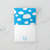 Rainbow Birthday Party Karte (Innenseite)