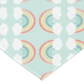 Rainbow Birthday Party Kinder Tischdecke (Schrägansicht)