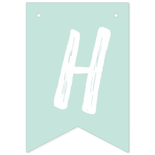 Rainbow Birthday Party Kinder Wimpelkette (Zweite Fahne)