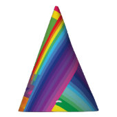 Rainbow Birthday Party Partyhütchen (Rechts)