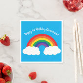 Rainbow Birthday Party Serviette (Beispiel)