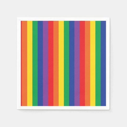 Rainbow Birthday Party Serviette (Vorderseite)