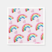  Rainbow Birthday Party Serviette (Vorderseite)