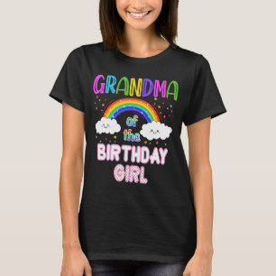 Rainbow Birthday Party Thema Unicorn Matching Grou T-Shirt