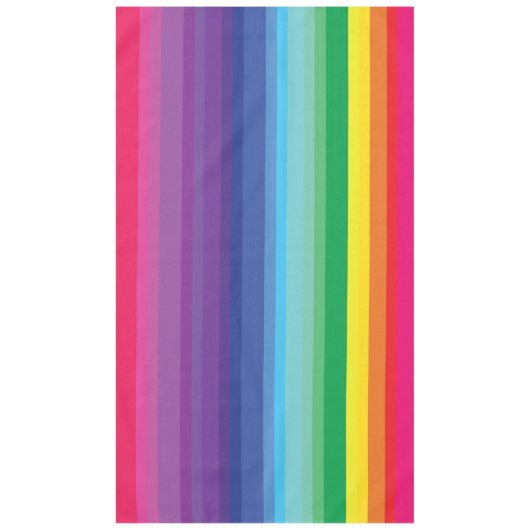 Rainbow Birthday Party Tischdecke (Vorderseite)