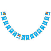 Rainbow Birthday Party Wimpelkette (Alle)