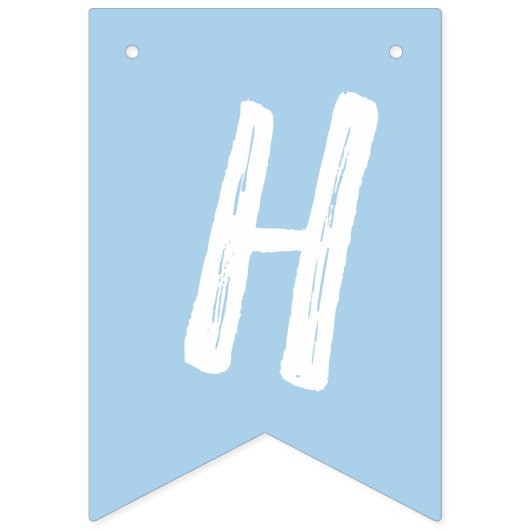 Rainbow Birthday Party Wimpelkette (Zweite Fahne)