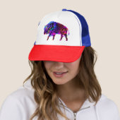 Rainbow Bison Buffalo Truckerkappe (Beispiel)