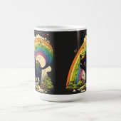 Rainbow black cat , niedlich lgbtq kaffeetasse (Mittel)
