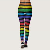 Rainbow Black Leggings (Rückseite)
