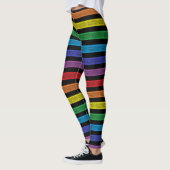 Rainbow Black Leggings (Links)