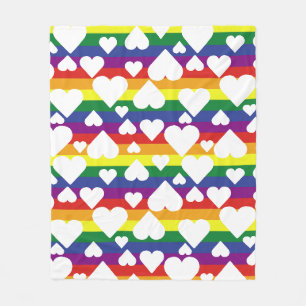 Rainbow Blanket Fleecedecke