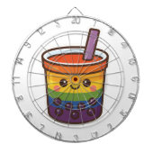 Rainbow-Blase-Tee LGBTQ+-Preis Dartscheibe (vorne)