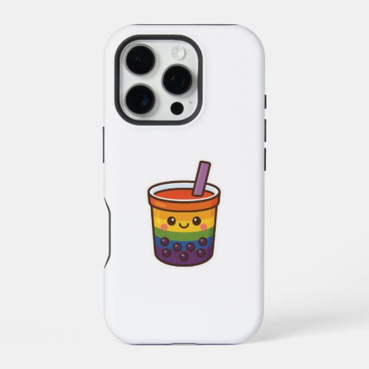 Rainbow-Blase-Tee LGBTQ+-Preis iPhone Hülle (Rückseite)