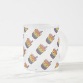 Rainbow-Blase-Tee LGBTQ+-Preis Mattglastasse (VorderseiteRechts)