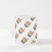Rainbow-Blase-Tee LGBTQ+-Preis Mattglastasse (Vorderseite Links)