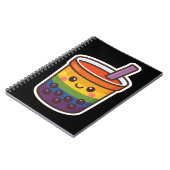 Rainbow-Blase-Tee LGBTQ+-Preis Notizblock (Linke Seite)