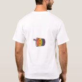 Rainbow-Blase-Tee LGBTQ+-Preis T-Shirt (Rückseite)