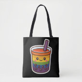Rainbow-Blase-Tee LGBTQ+-Preis Tasche (Vorderseite)