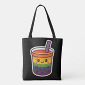 Rainbow-Blase-Tee LGBTQ+-Preis Tasche (Rückseite)